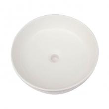 Barclay 4-1095MWH - Harmony 16-1/2'' Round AboveCounter Basin, Matte White