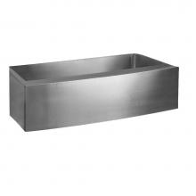 Barclay FSSSB2022-SS - Amanda 33'' Stainless Steel Single Bowl Curved Apron Front Sink