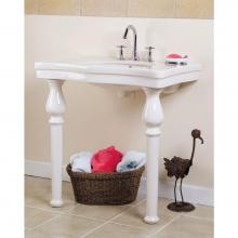 Barclay B/968WH - Milano Console Basin, 8''cc, White