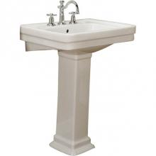 Barclay 3-668BQ - Sussex 660 Pedestal Lavatory  8''cc, Bisque