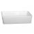 Harmony Rectangular Above Counter Basin, White