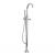 Dixville Freestanding Faucetwith Metal Cross handles, CP