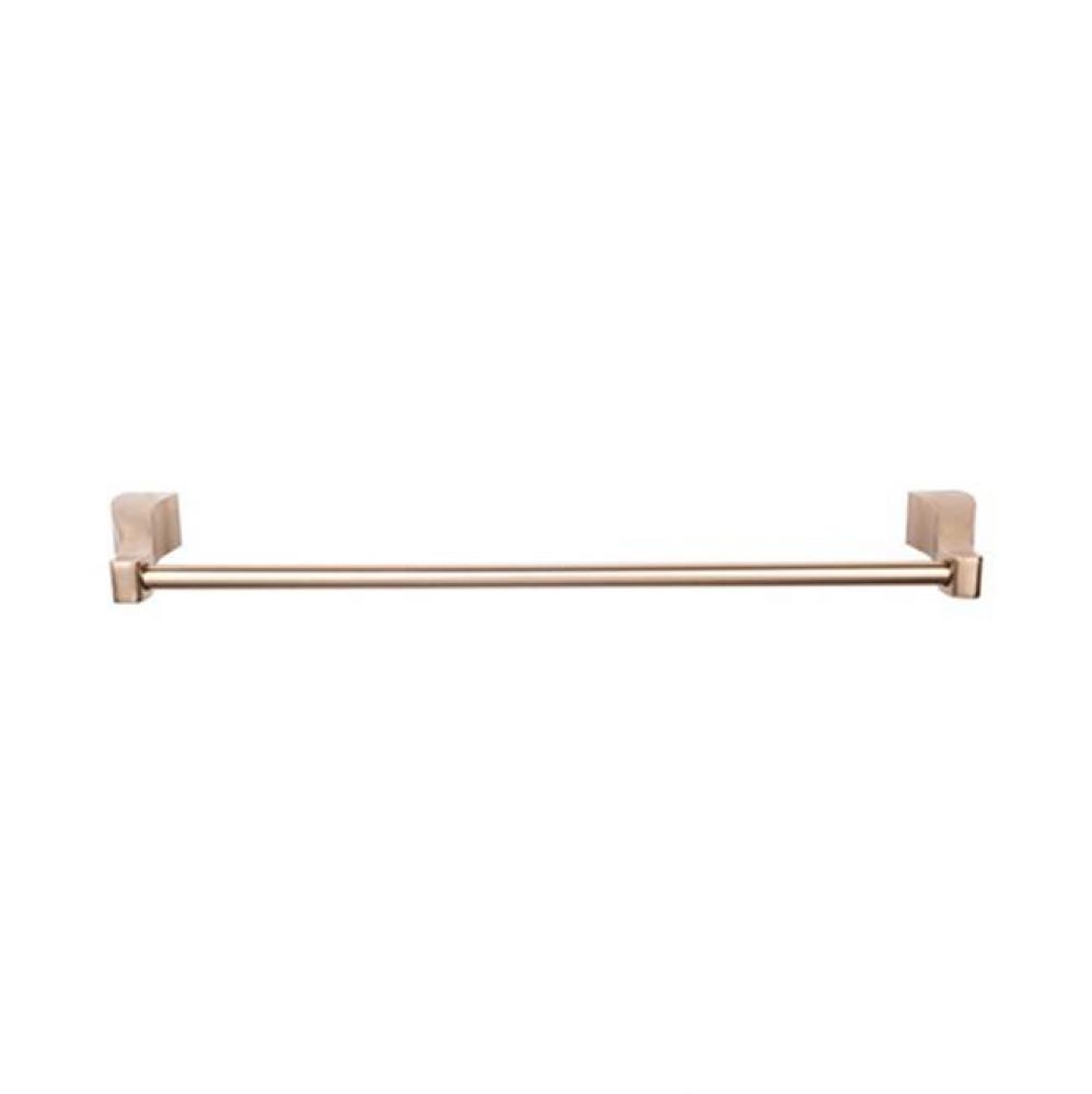 Aqua Bath Towel Bar 24 Inch Single Brushed Bronze