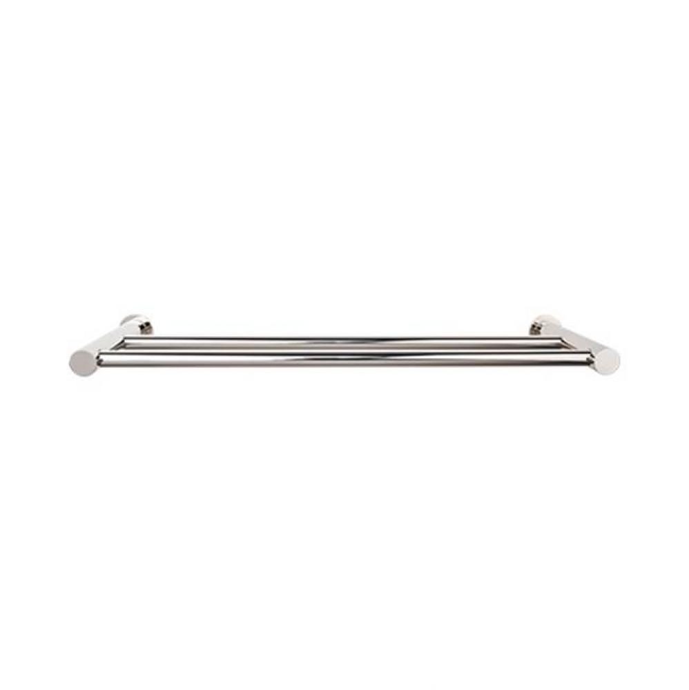 Hopewell Bath Towel Bar 30 Inch Double Polished Nickel