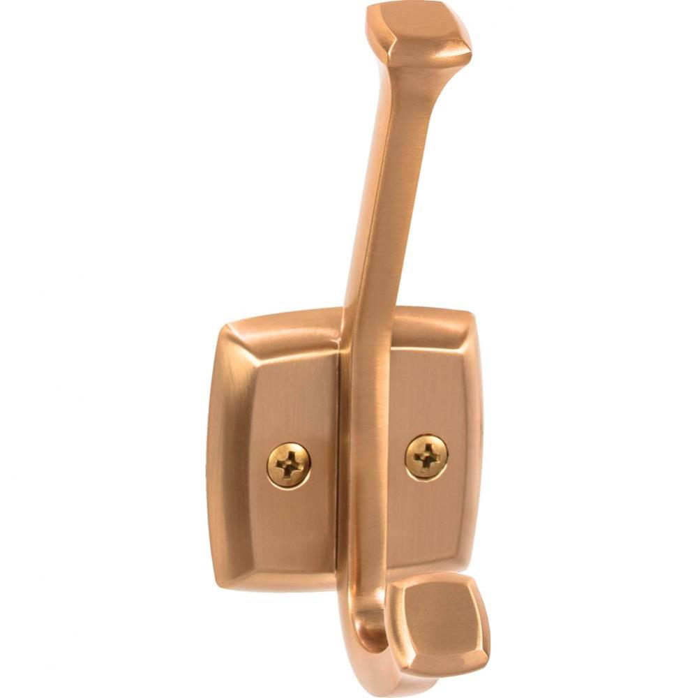 Juliet Hook 4 3/4 Inch Honey Bronze
