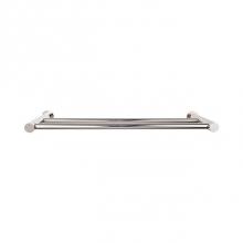 Top Knobs HOP7PN - Hopewell Bath Towel Bar 18 Inch Double Polished Nickel