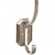 Top Knobs TK1065BSN - Emerald Hook 6 1/4 Inch Brushed Satin Nickel