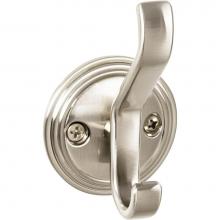 Top Knobs TK1061BSN - Reeded Hook 3 1/8 Inch Brushed Satin Nickel