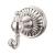 Tuscany Bath Double Hook  Brushed Satin Nickel