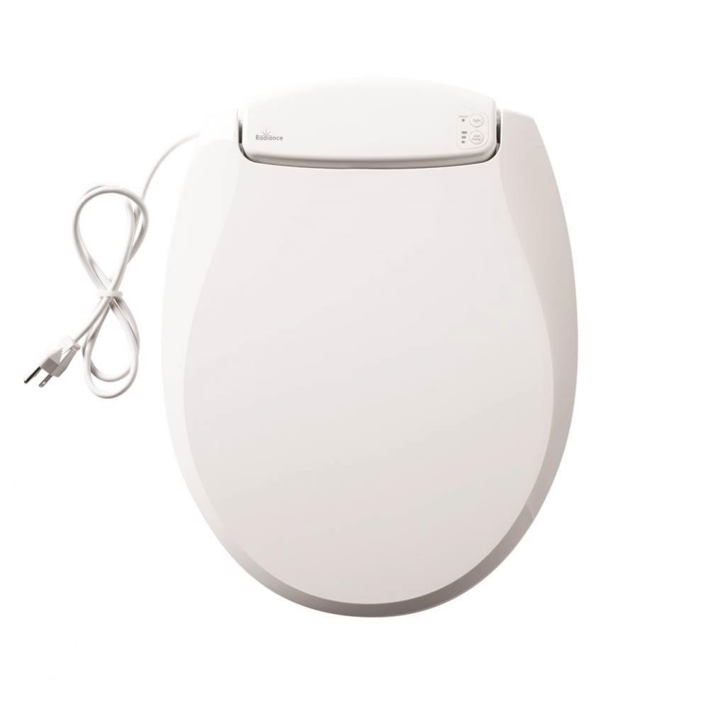 Round Closed Front with Cover Adjustable Heated Night Light Plastic Toilet Seat with Precision Sea