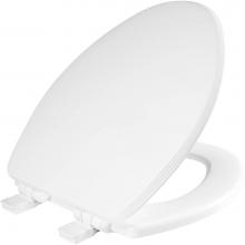Bemis 1600E4 000 - Bemis Ashland™ Elongated Enameled Wood Toilet Seat in White with STA-TITE®, Easy-Clean®
