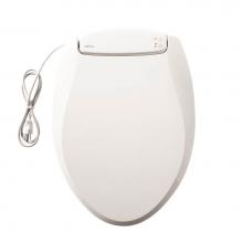 Bemis H1900NL 000 - Elongated Closed Front with Cover Adjustable Heated Night Light Plastic Toilet Seat with Precision