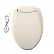 Bemis H1900NL 346 - Elongated Closed Front with Cover Adjustable Heated Night Light Plastic Toilet Seat with Precision