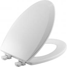 Bemis 7B1500EC 000 - Elongated Molded Wood Toilet Seat with EasyClean & Change Hinge in White