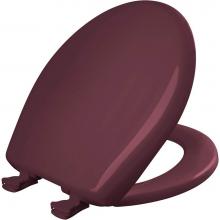 Bemis 7B200SLOWT 373 - Round Plastic Toilet Seat with WhisperClose with EasyClean & Change Hinge and STA-TITE in Loga