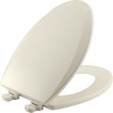 Bemis 7B1500EC 346 - Elongated Molded Wood Toilet Seat with EasyClean & Change Hinge - Biscuit