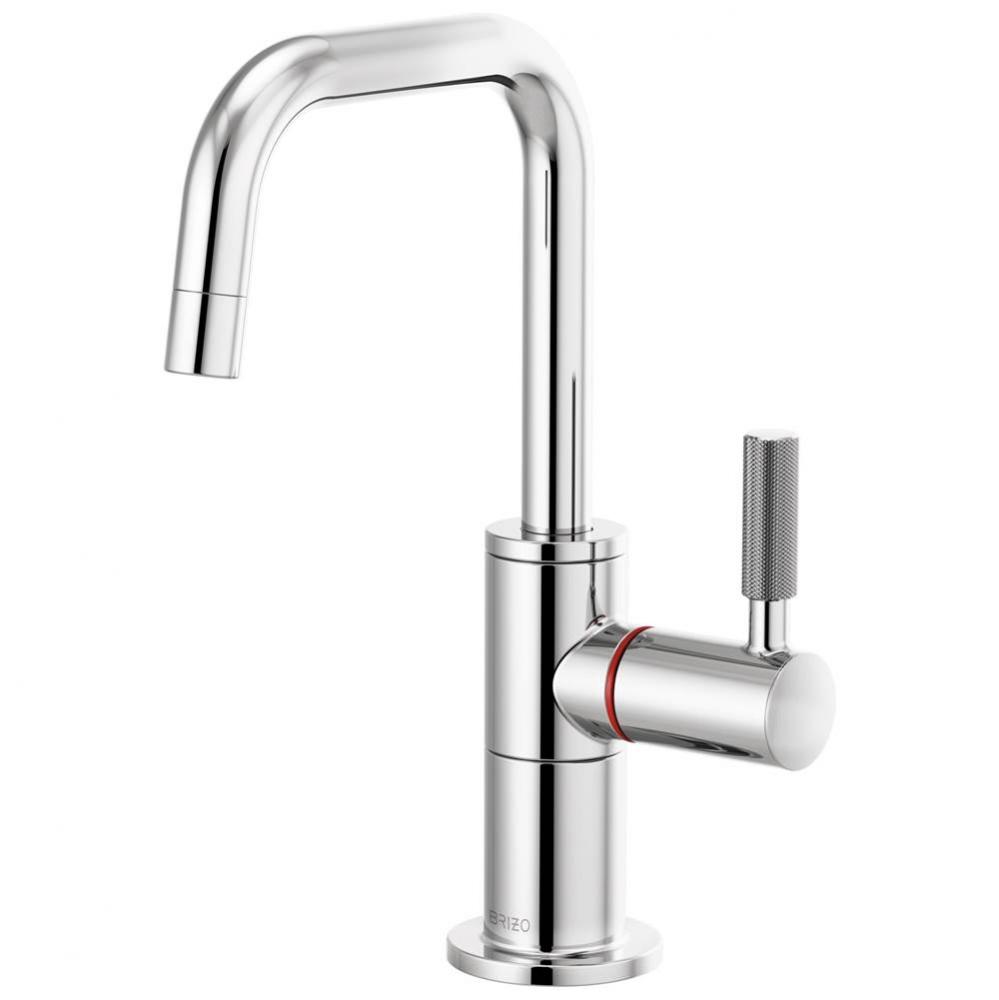 Litze&#xae; Instant Hot Faucet with Square Spout and Knurled Handle