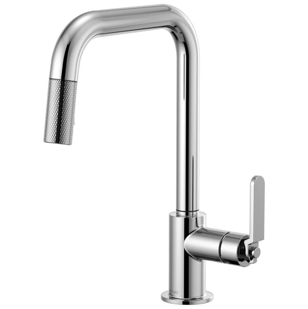 Litze&#xae; Pull-Down Faucet with Square Spout and Industrial Handle