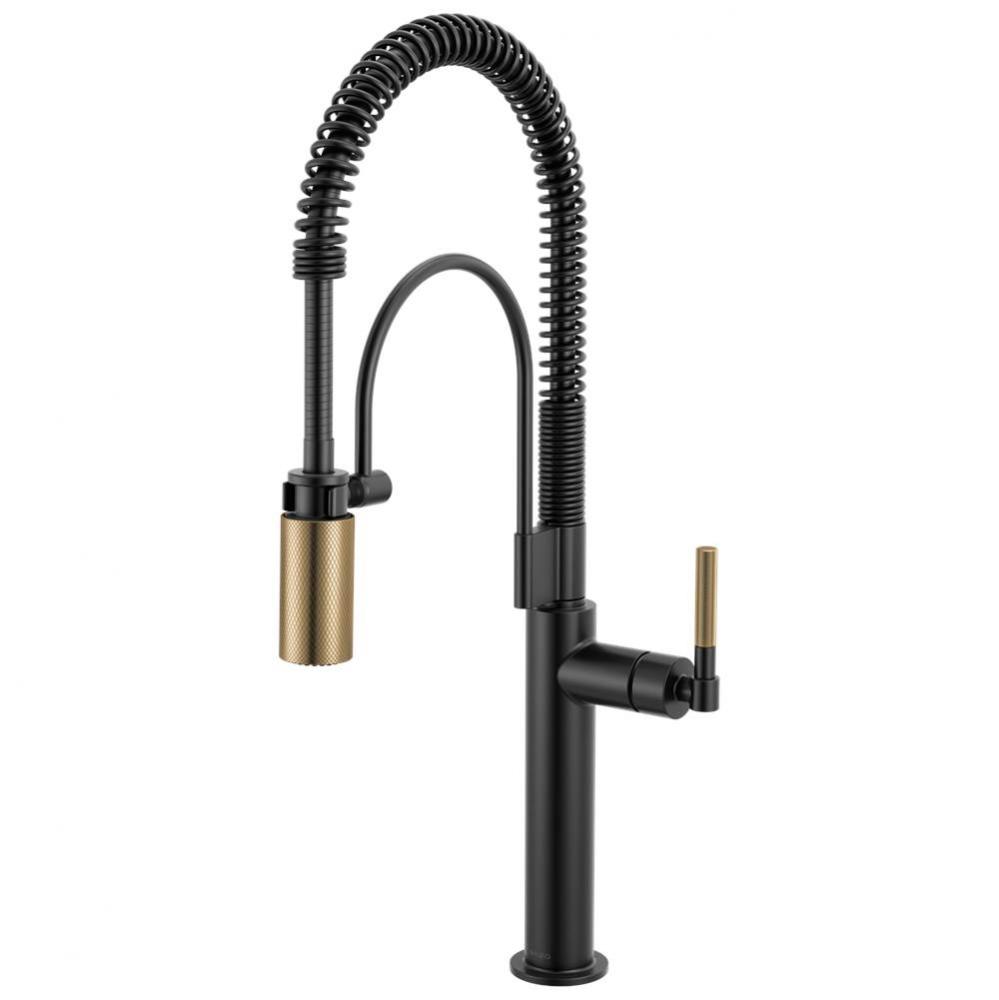 Litze&#xae; Semi-Professional Kitchen Faucet - Knurled Handle