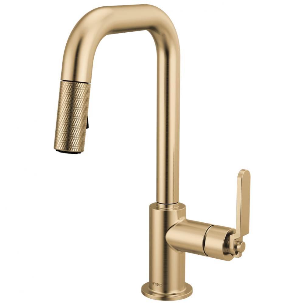 Litze&#xae; Pull-Down Prep Faucet with Square Spout - Industrial Handle