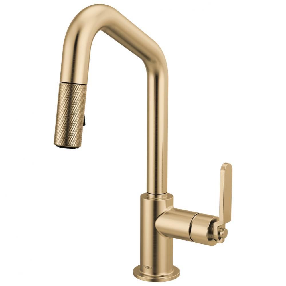 Litze&#xae; Pull-Down Prep Faucet with Angle Spout - Industrial Handle