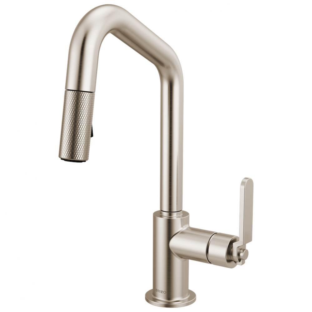 Litze&#xae; Pull-Down Prep Faucet with Angle Spout - Industrial Handle