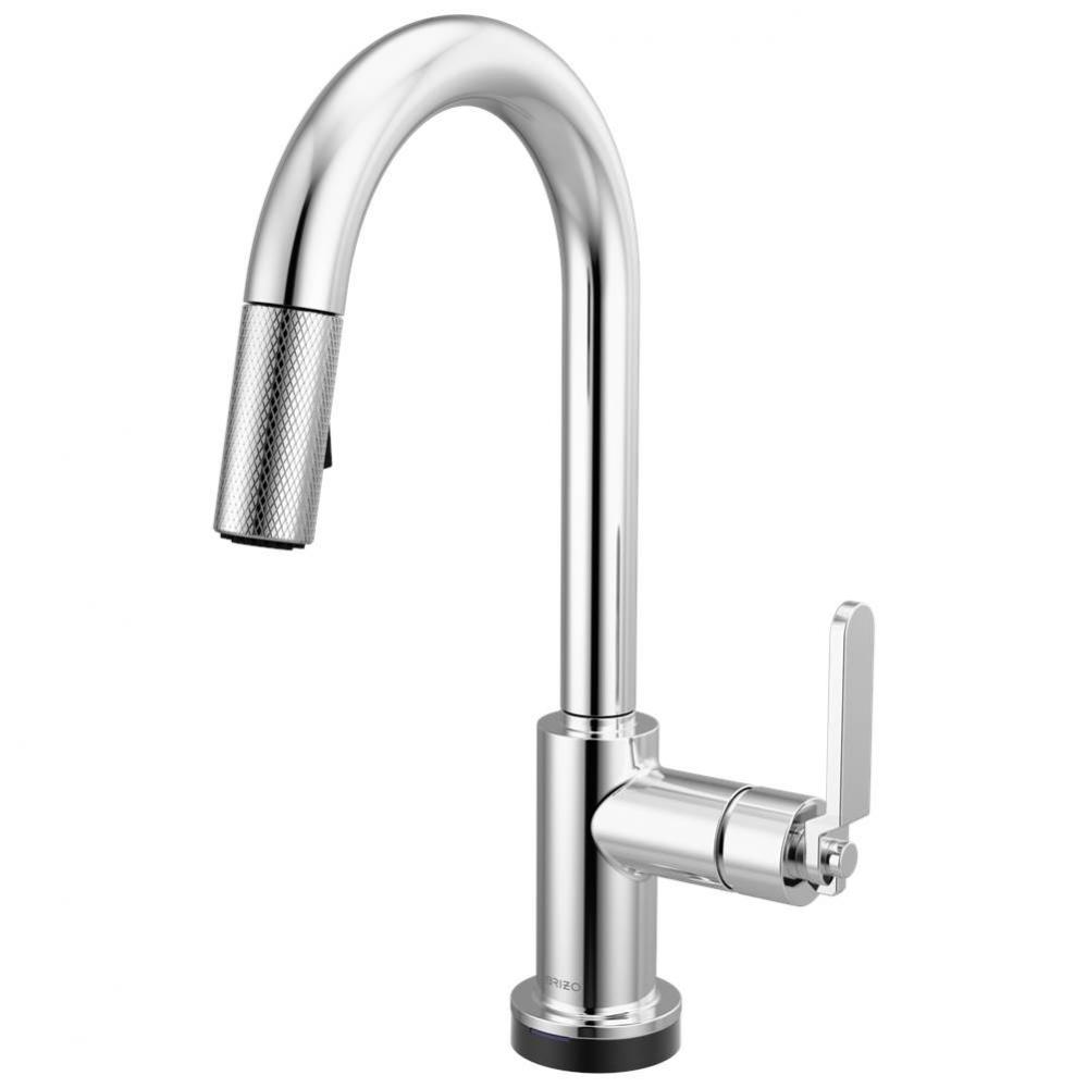 Litze&#xae; Smarttouch Pull-Down Prep Faucet with Arc Spout - Industrial Handle