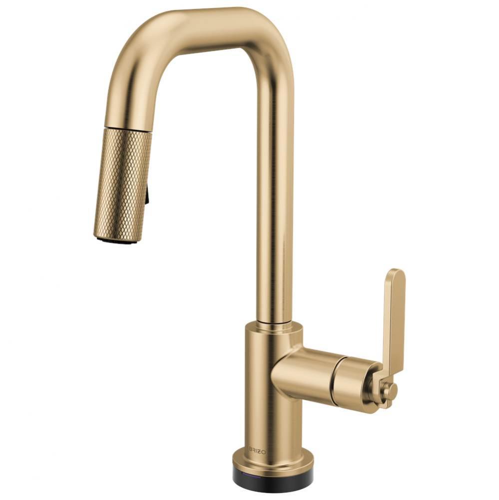 Litze&#xae; Smarttouch Pull-Down Prep Faucet with Square Spout - Industrial Handle