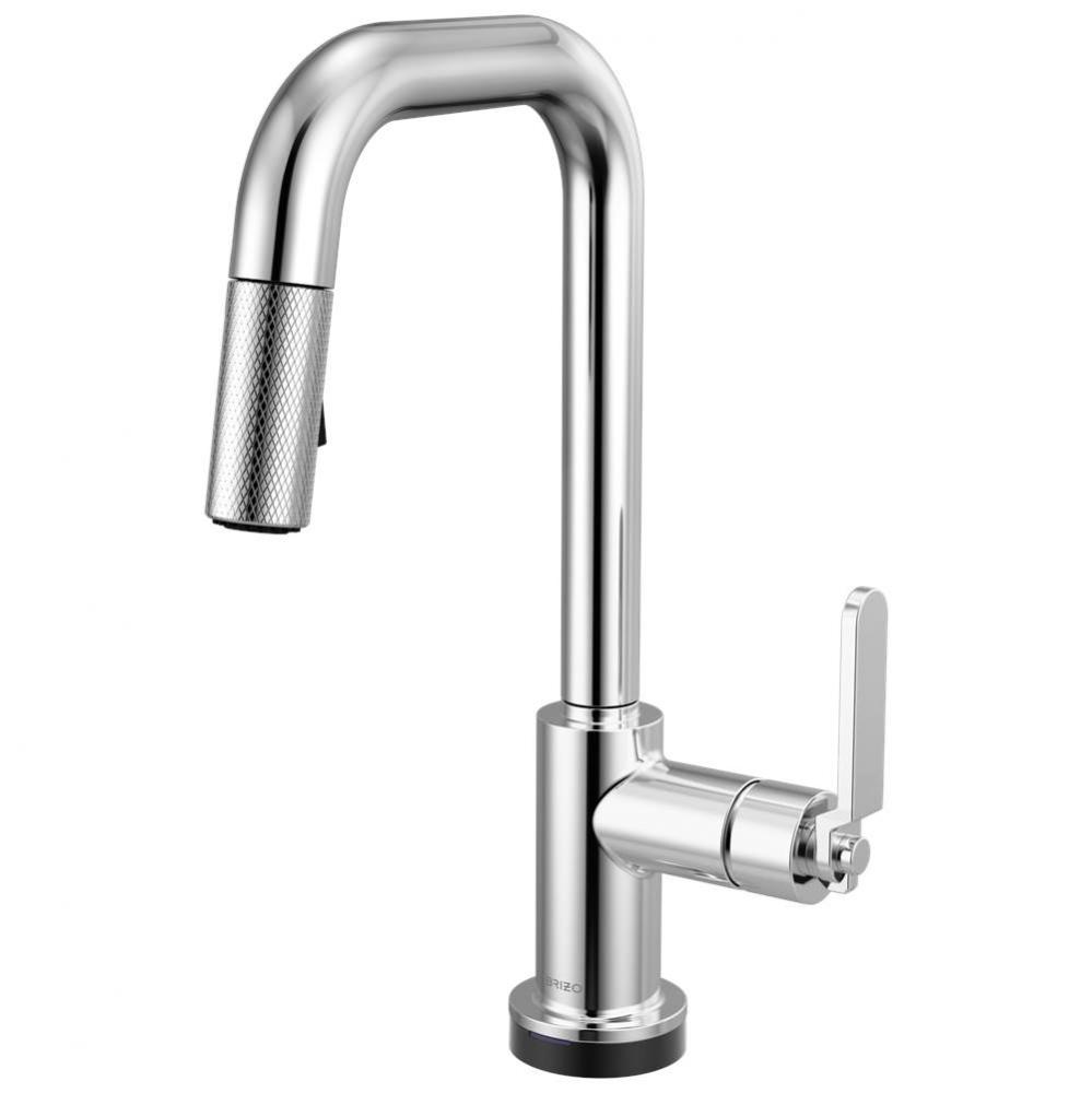 Litze&#xae; Smarttouch Pull-Down Prep Faucet with Square Spout - Industrial Handle