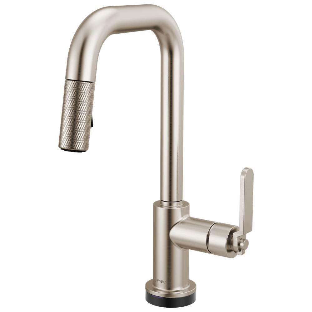 Litze&#xae; Smarttouch Pull-Down Prep Faucet with Square Spout - Industrial Handle