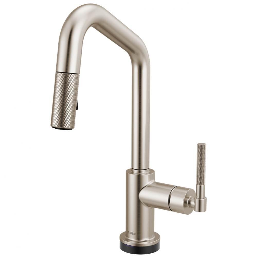 Litze&#xae; Smarttouch Pull-Down Prep Faucet with Angle Spout - Knurled Handle