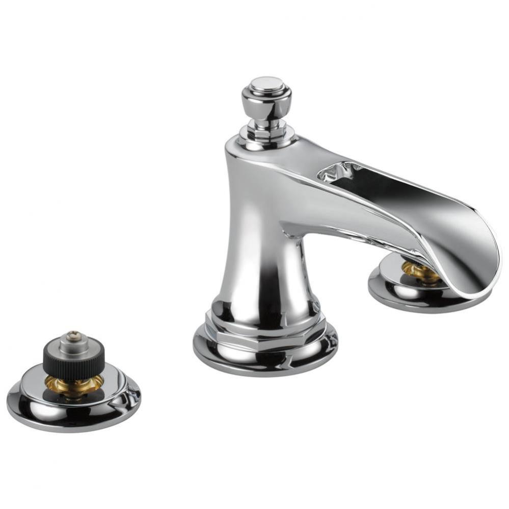 Rook&#xae; Widespread Lavatory Faucet with Channel Spout - Less Handles 1.2 GPM