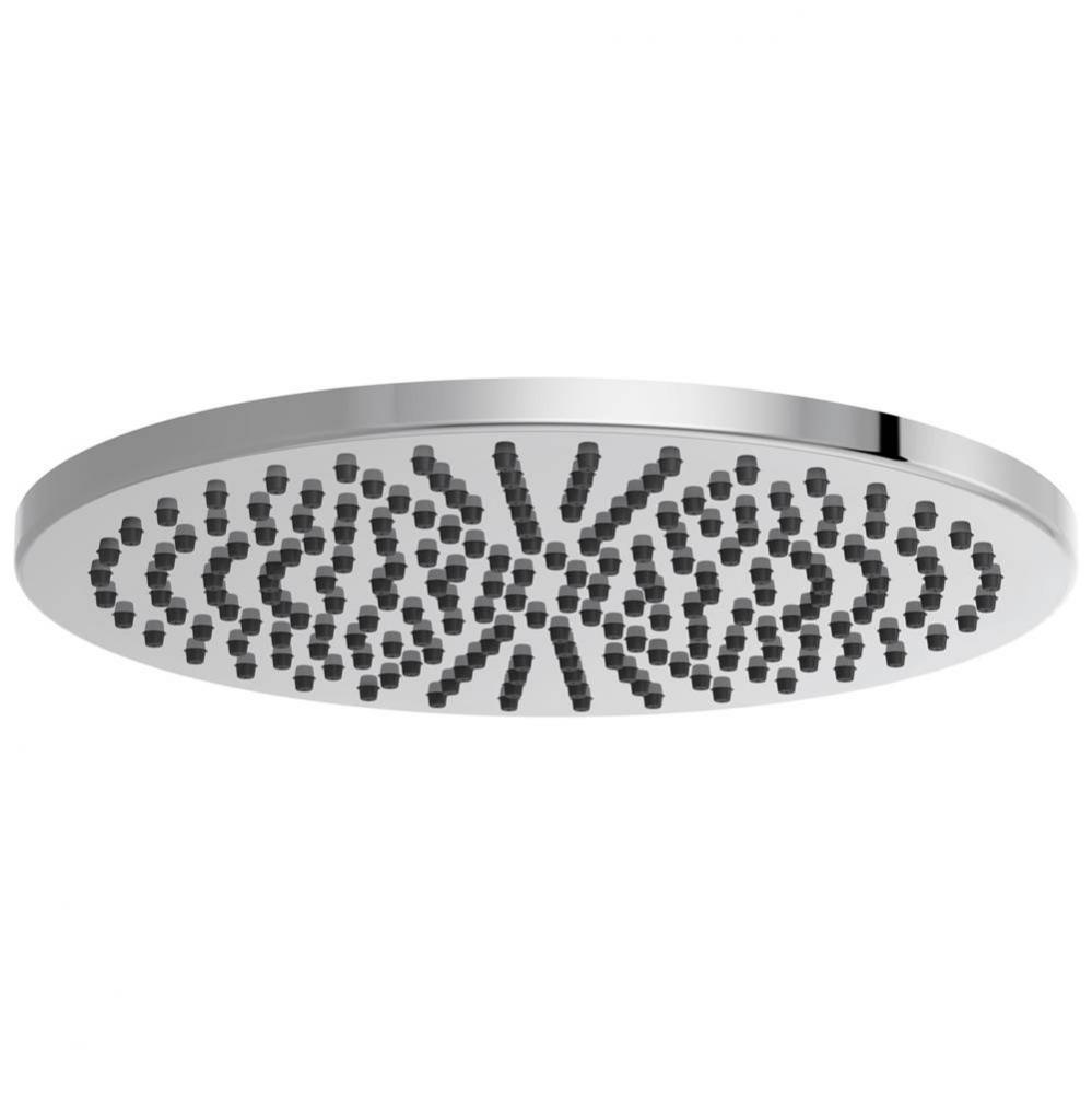 Universal Showering 12&apos;&apos; Linear Round Single-Function Raincan Shower Head - 2.5 GPM