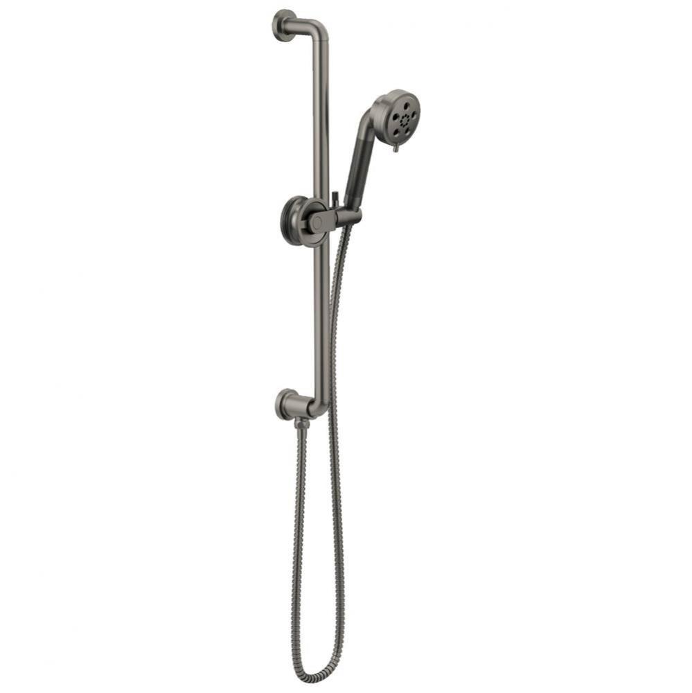 Litze&#xae; Slide Bar Handshower with H2OKinetic&lt;sup&gt;&#xae;&lt;/sup&gt; Technology