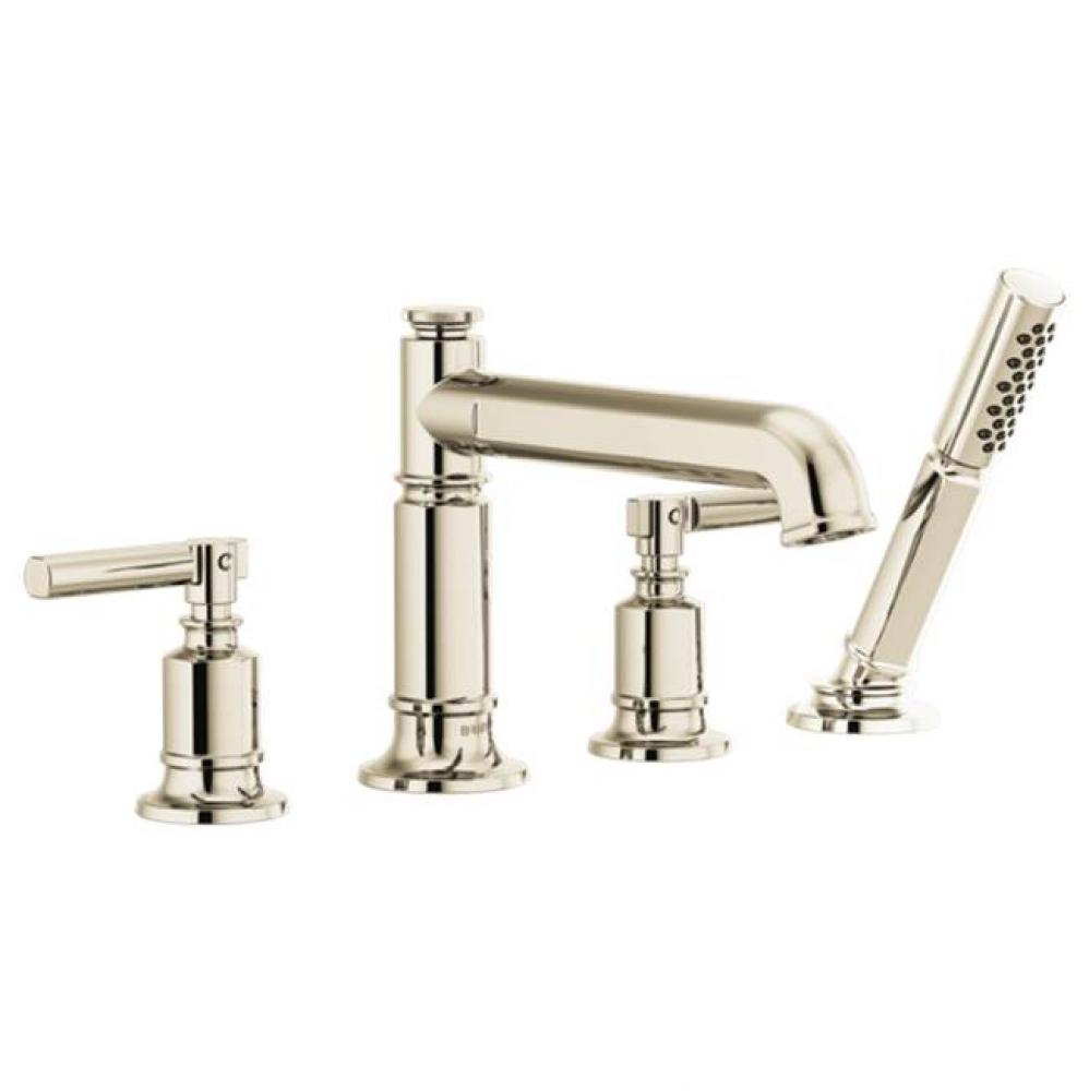 Invari&#xae; Roman Tub Faucet With Handshower - Less Handles