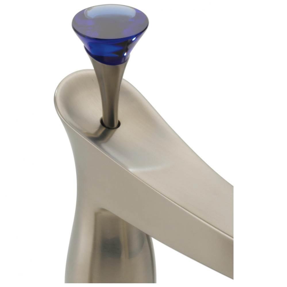 RSVP&#xae; Blue Glass Finial - Roman Tub