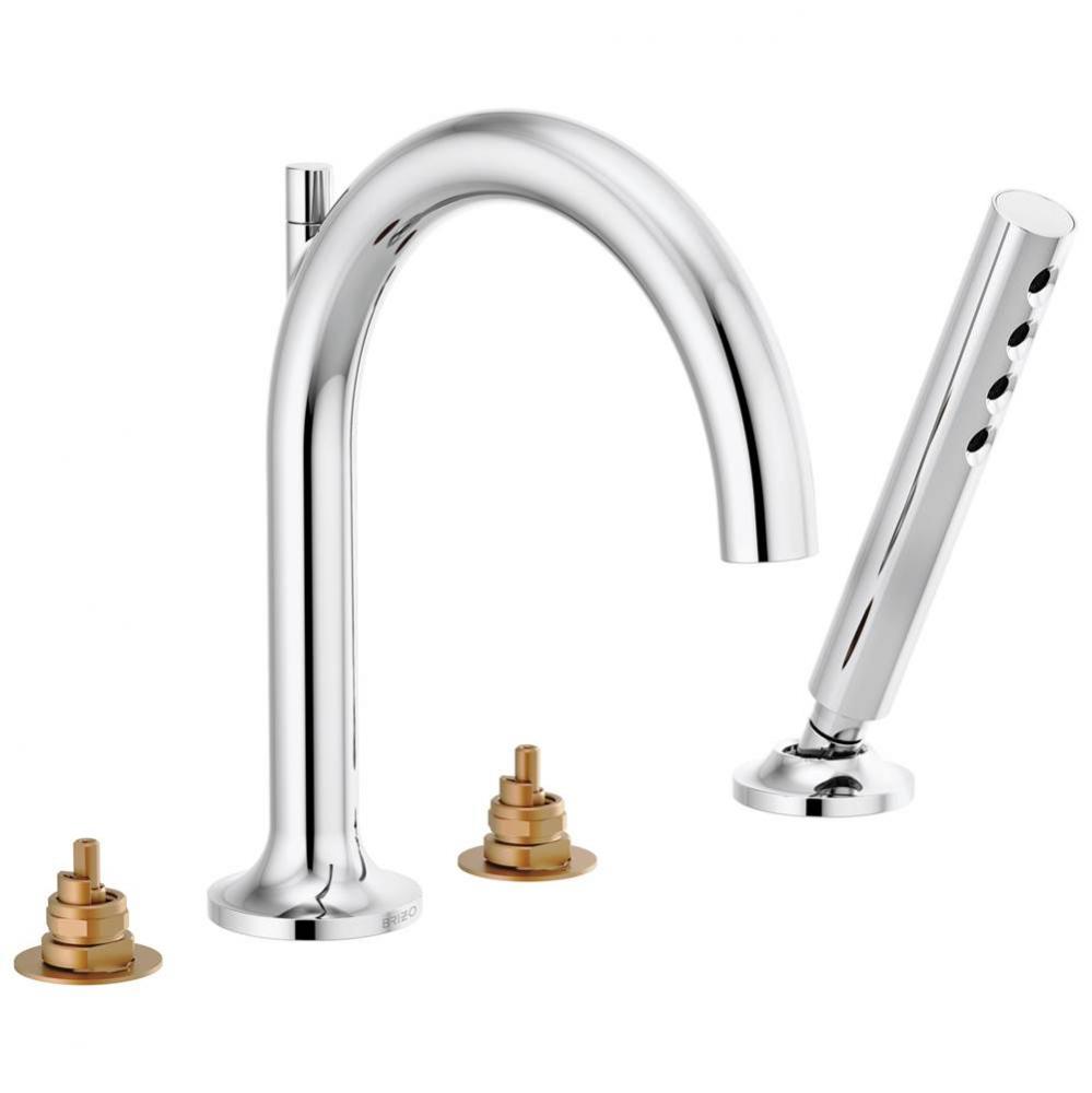 Odin&#xae; Roman Tub Faucet with Handshower - Less Handles