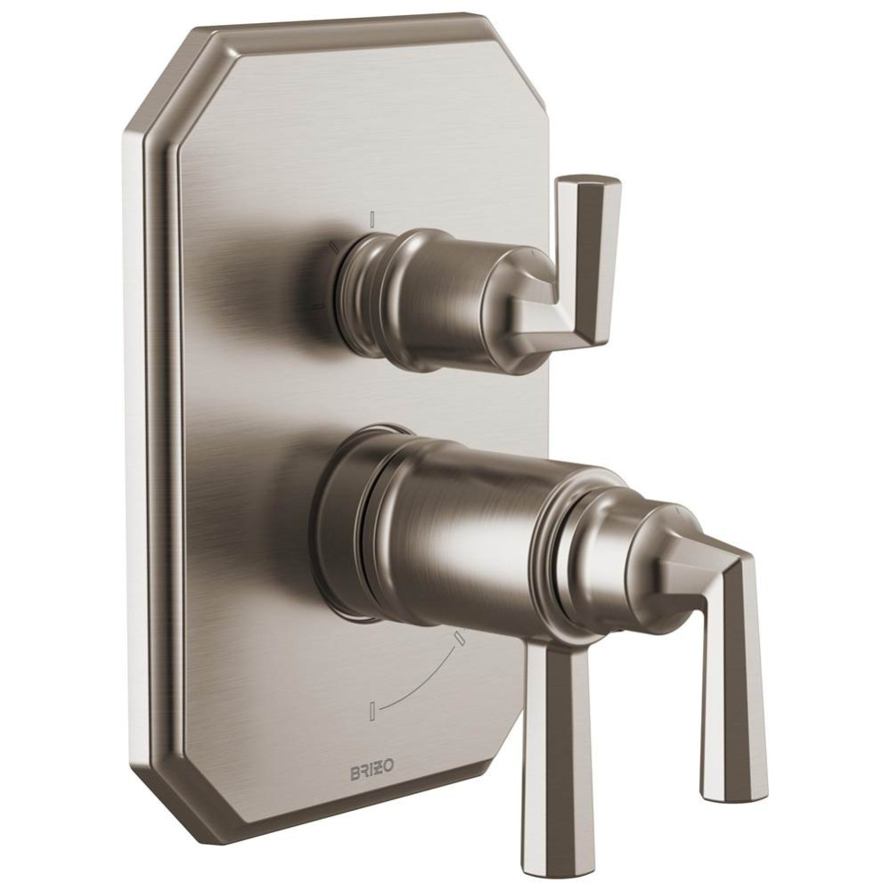 Beauclere™ TempAssure&#xae; Thermostatic Valve with Integrated 3-Function Diverter Trim