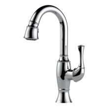 Brizo 63903LF-PC - Talo: Single Handle Pull-Down Prep Faucet