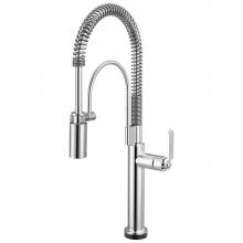 Brizo 64344LF-PC - Litze® SmartTouch Semi-Professional Kitchen Faucet - Industrial Handle