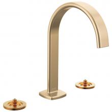Brizo 65367LF-GLLHP-ECO - Allaria™ Widespread Lavatory Faucet with Arc Spout - Less Handles