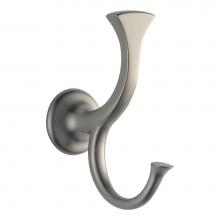 Brizo 69935-BN - RSVP: Double Robe Hook