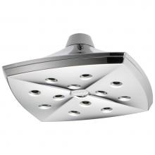 Brizo 81385-PC-2.5 - Charlotte® H2OKinetic®Square Raincan Showerhead