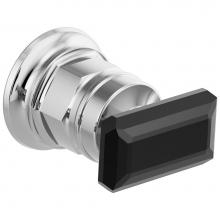 Brizo HK5876-PCBC - Invari® Wall Mount Lavatory Black Crystal Knob Handle Kit