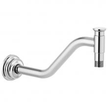 Brizo RP100325PC - Invari® 11'' Angled Shower Arm And Flange