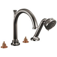 Brizo T67465-BNXLHP - Beauclere™ Roman Tub Faucet With Handshower - Less Handles
