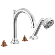 Brizo T67465-PCLHP - Beauclere™ Roman Tub Faucet With Handshower - Less Handles