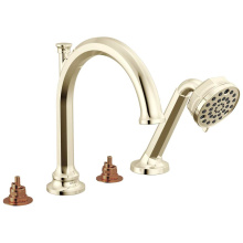 Brizo T67465-PNLHP - Beauclere™ Roman Tub Faucet With Handshower - Less Handles