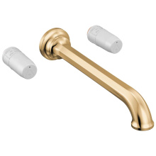 Brizo T70465-PGLHP - Beauclere™ Two Handle Wall Mount Tub Filler - Less Handles