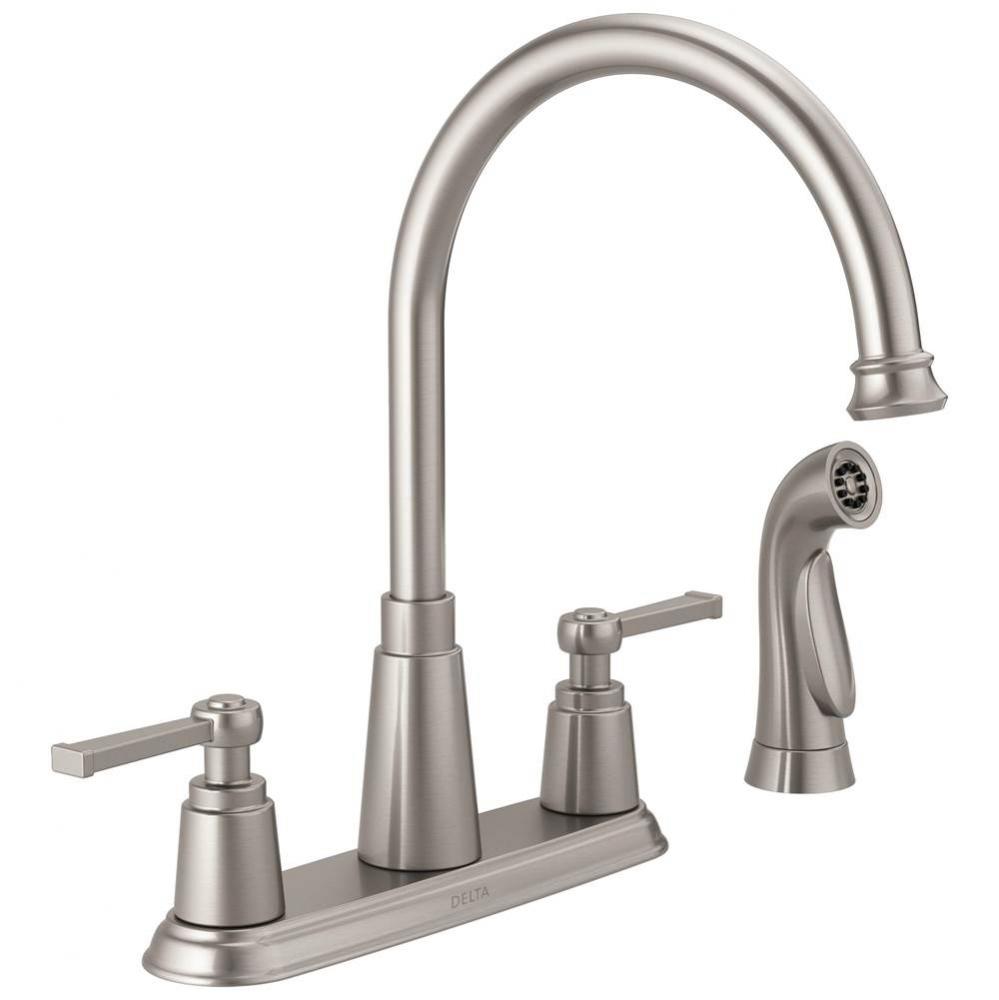 Emmett&#xae; Two Handle Kitchen Faucet with Spray